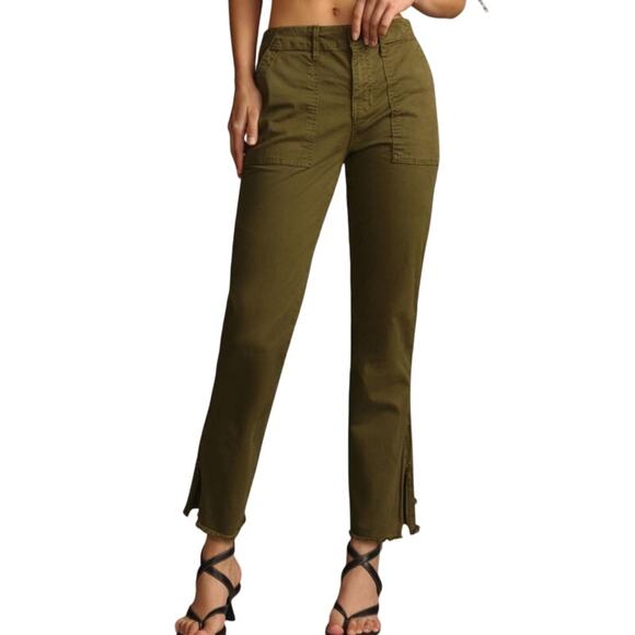 Sanctuary Peacemaker Cargo Pants Burnt Olive Size 28 Straight Leg Anthropologie - Picture 1 of 10